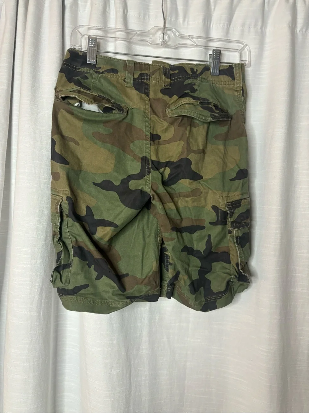 GAP Boy’s Camo Cargo Shorts - Green Camouflage